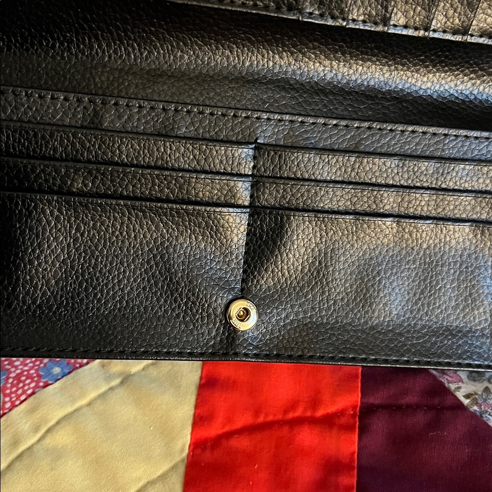 LAVEMI Genuine Black Pebbled Leather Wallet - Picture 11 of 16